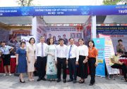 Trường Trung cấp Kỹ thuật tin học Hà Nội – ESTIH tại Ngày hội gắn kết giáo dục nghề nghiệp Thủ đô với thị trường lao động năm 2024.